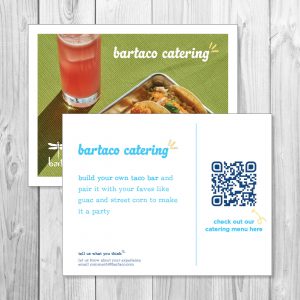 Catering Post Card