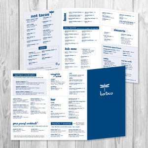 Caddy Trifold Menu (7005)