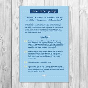 Pledge Poster - Zone Leader 11x17